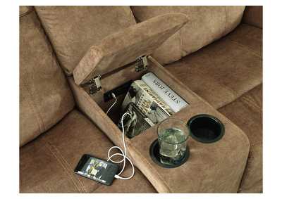 Huddle-Up Glider Reclining Loveseat with Console,Signature Design By Ashley