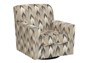 Image for Braxlin Charcoal Swivel Accent Chair