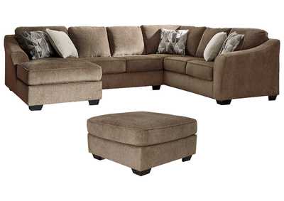 Graftin 3-Piece Sectional with Ottoman