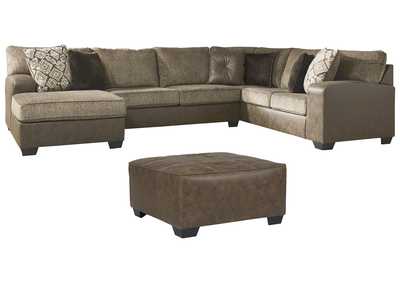 Image for Abalone 3-Piece Sectional with Ottoman