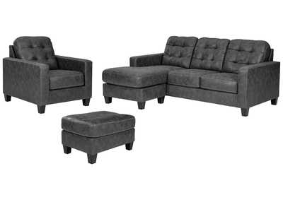 Image for Venaldi Sofa Chaise, Chair, and Ottoman
