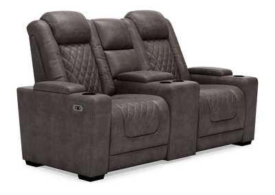 Image for HyllMont Power Reclining Loveseat with Console