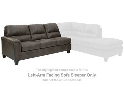 Navi Left-Arm Facing Sofa Sleeper,Signature Design By Ashley
