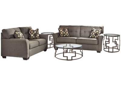 Image for Tibbee Sofa and Loveseat with Coffee Table and 2 End Tables