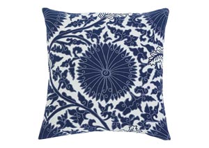 Image for Medallion Navy Pillow Cover