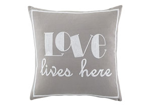 Image for Love Gray Pillow