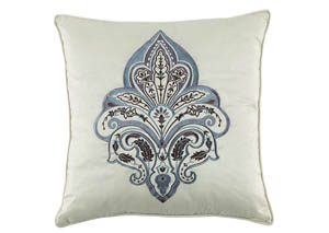 Image for Mykel Cream/Blue Pillow