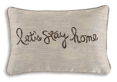 Lets Stay Home Pillow (Set of 4),Signature Design By Ashley