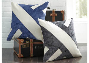 Image for Ambrea Navy Pillow