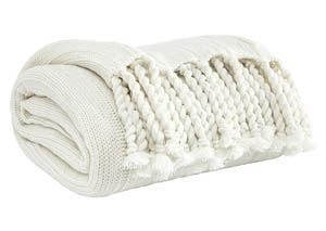 Image for Clarence Off White Throw