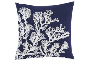 Image for Aguirre Navy Pillow Cover