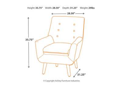 Zossen Accent Chair,Direct To Consumer Express