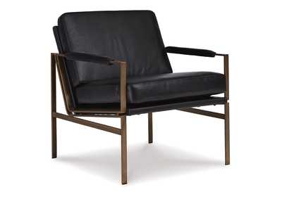 Image for Puckman Black Accent Chair