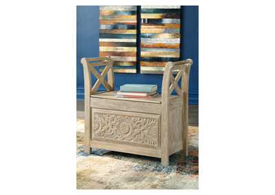 Image for Fossil Ridge White Accent Bench