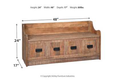 Garrettville Storage Bench,Signature Design By Ashley