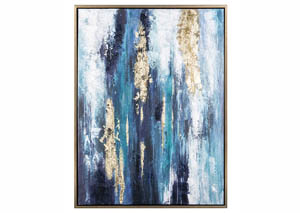 Image for Dinorah Teal Blue Wall Art