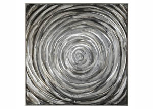 Image for Adda Silver/Gray Wall Art