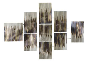 Image for Oeneus Silver/Brown/Gold Finish Wall Decor