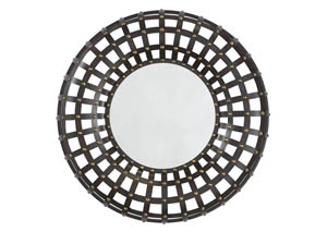 Image for Ogier Brown/Gold Finish Accent Mirror