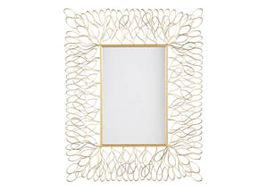 Image for Ogdon Antique Gold Finish Accent Mirror