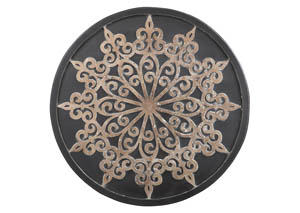 Image for Oenomaus Black/Silver/Gold Finish Wall Decor