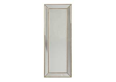 Image for Dhavala Silver/Black Accent Mirror