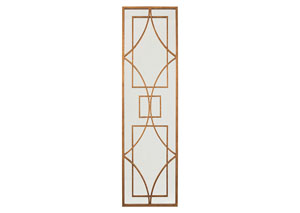 Image for Djimon Antique Gold Finish Accent Mirror