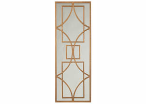 Image for Djimon Antique Gold Finish Accent Mirror