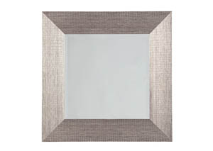 Image for Duka Silver Finish Accent Mirror
