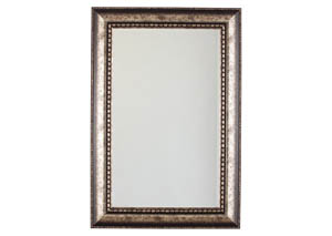 Image for Dulal Antique Silver Finish Accent Mirror