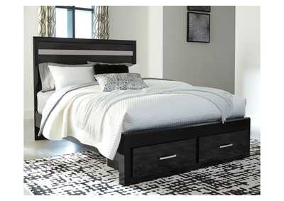 Starberry Queen Panel Bed with 2 Storage Drawers,Signature Design By Ashley