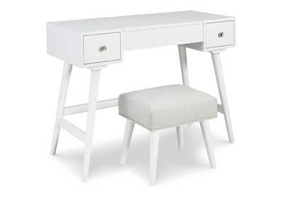 Image for Thadamere Vanity with Stool