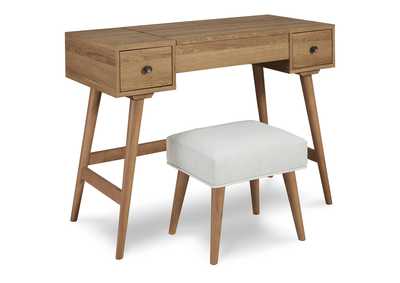 Image for Thadamere Vanity with Stool