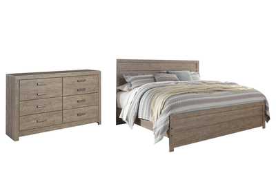 Culverbach King Panel Bed with Dresser,Signature Design By Ashley