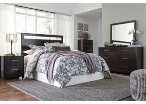 Image for Agella Merlot Queen/Full Panel Headboard w/Dresser & Mirror