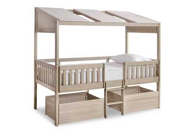 Wrenalyn Twin Loft Bed with Under Bed Bin Storage,Signature Design By Ashley