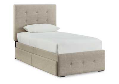 Gladdinson Twin Upholstered Storage Bed