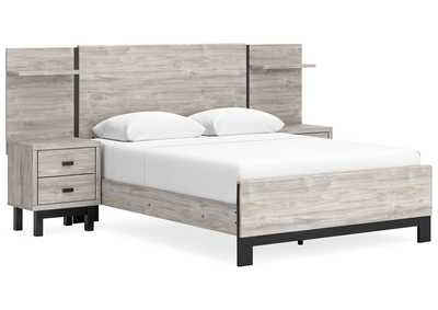 Image for Vessalli Queen Panel Bed with Extensions