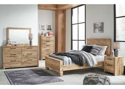 Hyanna Full Panel Bed with Mirrored Dresser and 2 Nightstands,Signature Design By Ashley