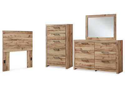 Hyanna Twin Panel Headboard with Mirrored Dresser and Chest,Signature Design By Ashley