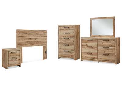 Hyanna Full Panel Headboard with Mirrored Dresser, Chest and Nightstand,Signature Design By Ashley