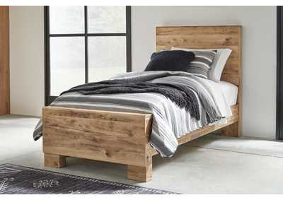 Hyanna Twin Panel Bed with Mirrored Dresser, Chest and Nightstand,Signature Design By Ashley
