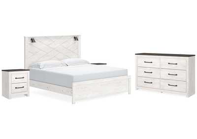 Image for Gerridan King Panel Bed with Dresser and 2 Nightstands