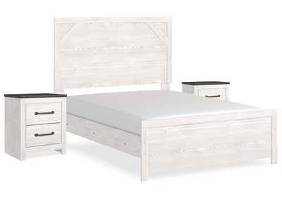 Gerridan Full Panel Bed and 2 Nightstands,Signature Design By Ashley