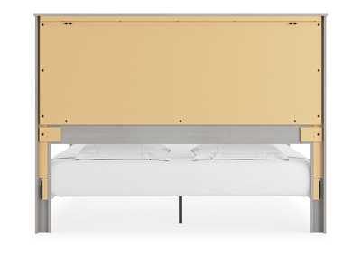 Cottonburg King Panel Bed with Mirrored Dresser,Signature Design By Ashley