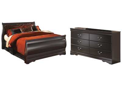 Huey Vineyard Queen Sleigh Bed with Dresser,Signature Design By Ashley