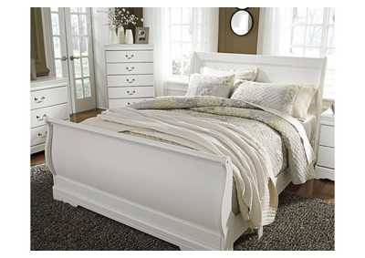 Anarasia White Full Sleigh Bed,Direct To Consumer Express