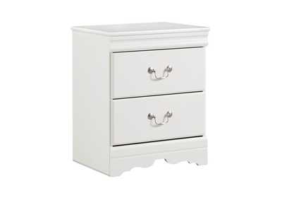 Image for Anarasia White Two Drawer Night Stand