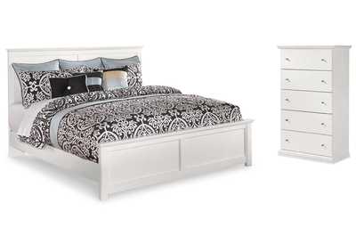 Image for Bostwick Shoals King Panel Bed and Chest