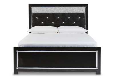 Kaydell Queen Upholstered Panel Bed with Mirrored Dresser, Chest and 2 Nightstands,Signature Design By Ashley